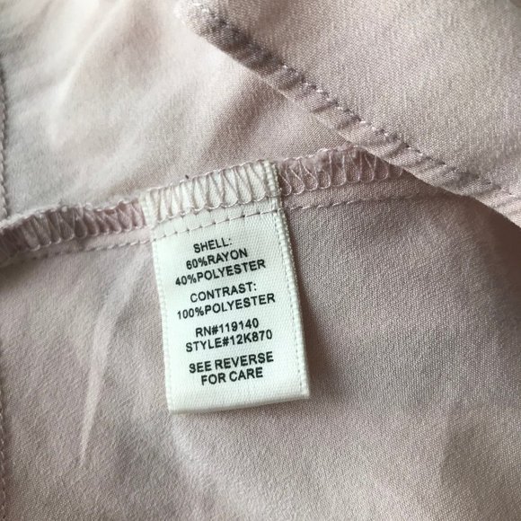 DOUBLE ZERO BLUSH PEPLUM TANK - DRESSY - SMALL - Picture 5 of 5